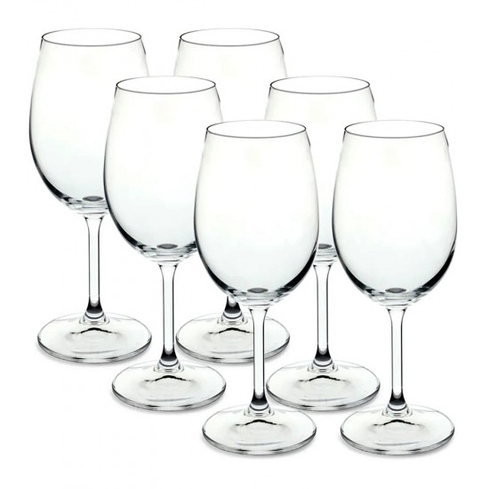 Jogo 6 Taças 450ml Bohemia Anna De Cristal Ecológico